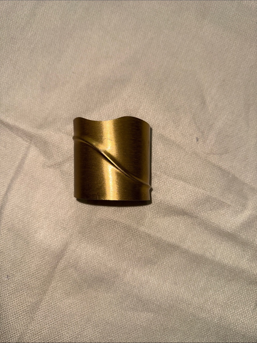 Zara Gold Tone Wave Cuff Bracelet - Women Accessories